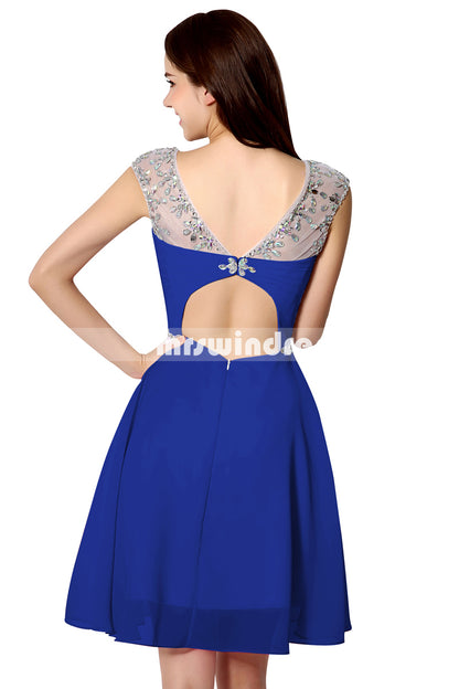 Simple Prom Dresses,Vintage Prom Gowns,Short Evening Dress, Homecoming Dresses,SD218