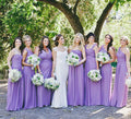 purple bridesmaid dress,long bridesmaid dress,mismatched bridesmaid dress,chiffon bridesmaid dress,BD1639