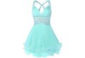Homecoming dress,short prom Dress,mint Prom Dresses,Party dress for girls,evening dress,BD363