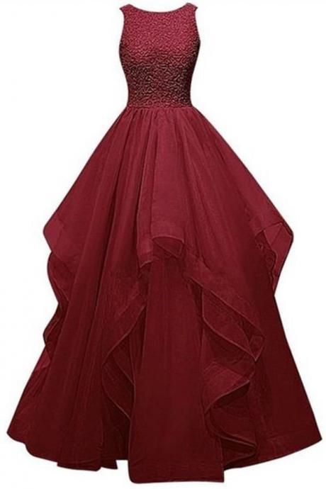 Prom Dresses,Formal Gown,Ball Gown Evening Gowns,Modest Party Dress,Prom Gown For Teens,PD455827