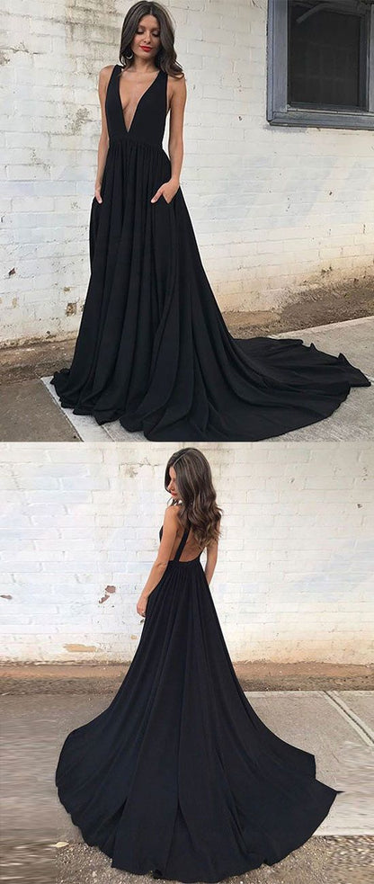 prom dresses,prom dresses long,prom dresses black,simple dresses ,PD455838