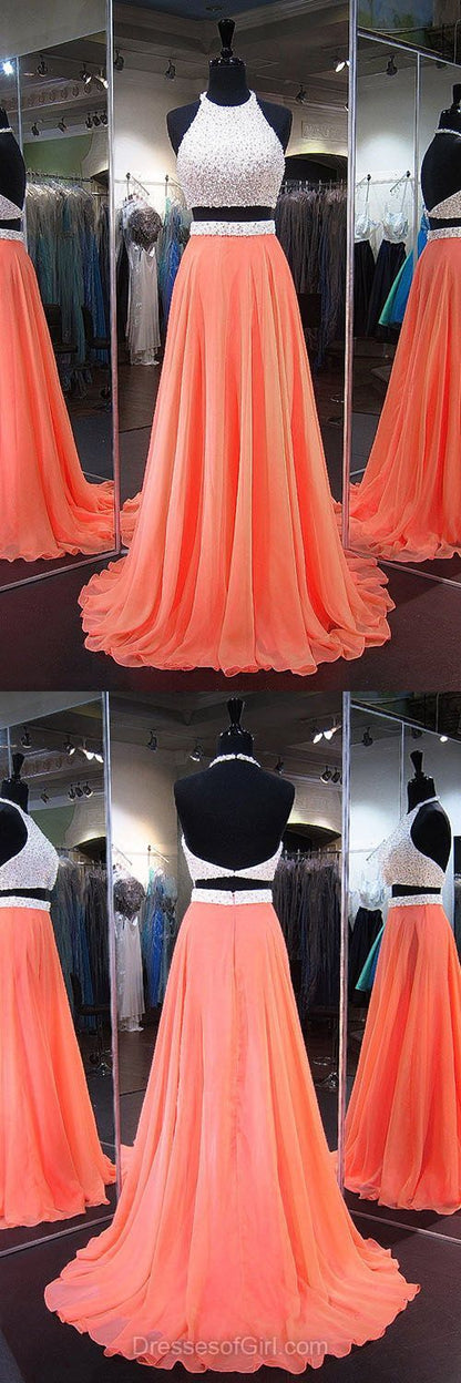 Two Pieces Prom Dress , Beaded Prom Dresses,Graduation Party Dresses, Prom Dresses For Teens on Storenvy,BD2203