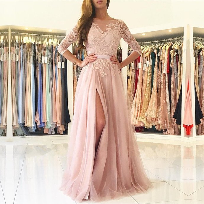 Opening Back Prom Dress,Long Prom Dresses,Charming Prom Dresses,PD455845