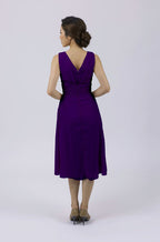 Deep Purple Classic Short Bridesmaid/Prom Dress,BD98018