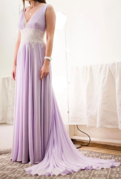 Levander Light Purple Wedding Dress, BH91224