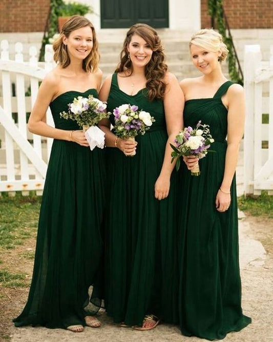 Mismatched Custom Cheap Long Bridesmaid Dresses,BH91127