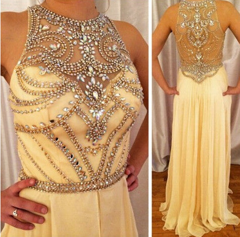 Yellow prom Dress,Charming Prom Dresses,Fashion prom Dress,Party prom dress,BD107