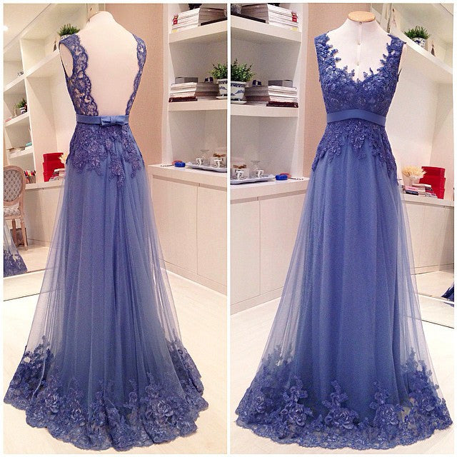 Purple Prom Dresses,Lace Prom Dresses,Backless Prom Dress,Long Prom Dress,BD131