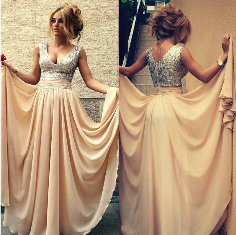 Sequin Prom Dresses,Sparkle Prom Dress,Dresses For Prom,Bridesmaid dress,BD174