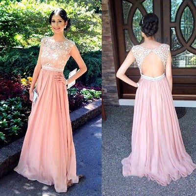 Pink Prom Dresses,Long Prom Dress,Dresses For Prom,Cheap Prom Dress,Charming Party Dress,BD153