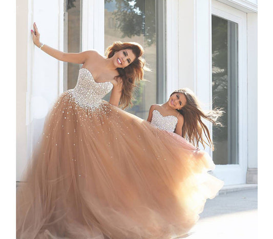 sweetheart prom Dress,tulle Prom Dress,long prom dress,Charming prom dress,BD1402