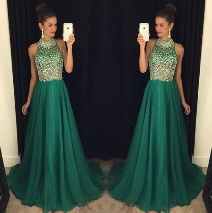 green prom Dress,charming Prom Dresses,Evening Dress,long prom dress,new prom dress,BD1654