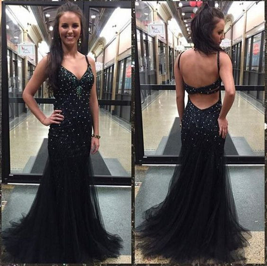 black prom Dress,backless Prom Dresses,long prom dress,evening dress,charming prom dress,BD1669