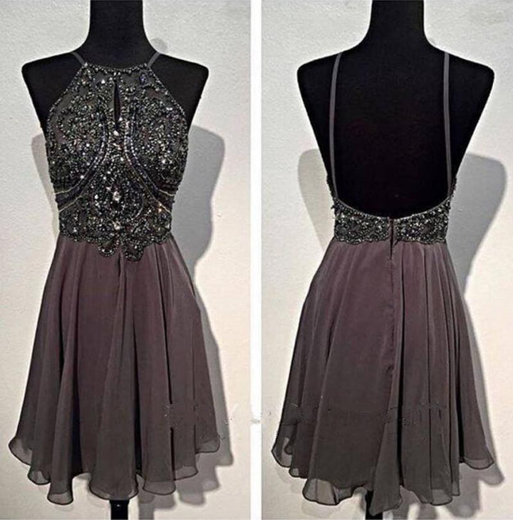 Backless Short Prom Dress, Homecoming Dresses, Graduation Party Dresses, Formal Dress For Teens,,PD455842