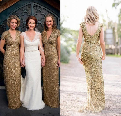 Deep V-neck Bridesmaid Dresses,Sequin Bridesmaid Dress,Charming Bridesmaid Dress,Cheap Bridesmaid Dresses,New Arrival Bridesmaid Dress,PD00191